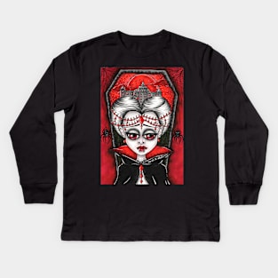 Dracula Kids Long Sleeve T-Shirt